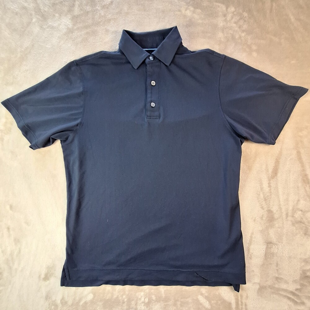 FootJoy Polo Shirt Mens Small Blue Winchester Country Club Logo Performance